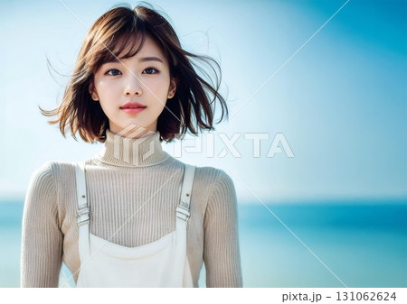 若い女性のポートレート 131062624