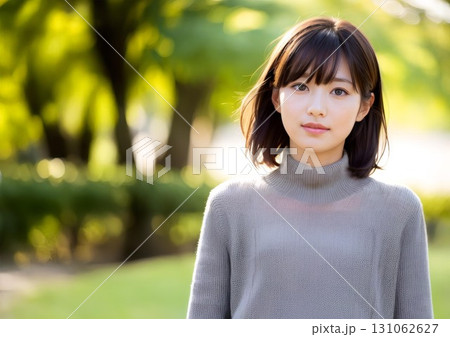 若い女性のポートレート 131062627