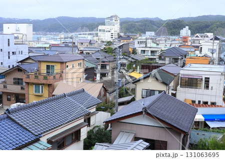 遠見岬神社から望む勝浦漁港 131063695