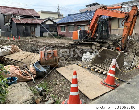 家屋の基礎工事 家屋の基礎工事 131065390