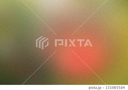 Abstract Nature Blur with Red Center and Green-Yellow Tones 131065584