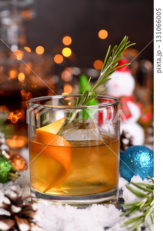 Bourbon Old Fashioned Winter Cocktail Bourbon Old Fashioned Winter Cocktail 131066005