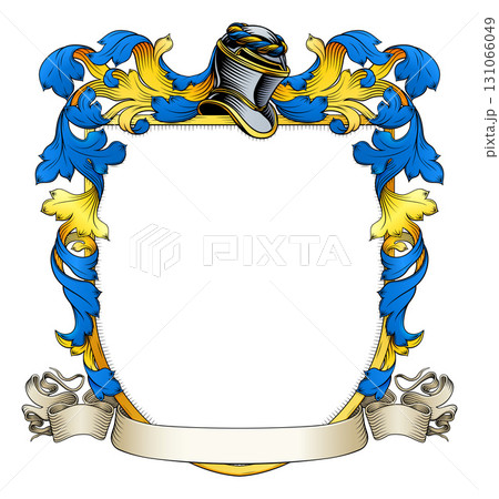 Coat of Arms Crest Family Heraldry Knight Shield 131066049