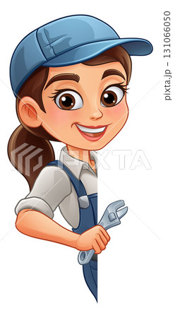 Woman Female Spanner Wrench Mechanic Plumber 131066050