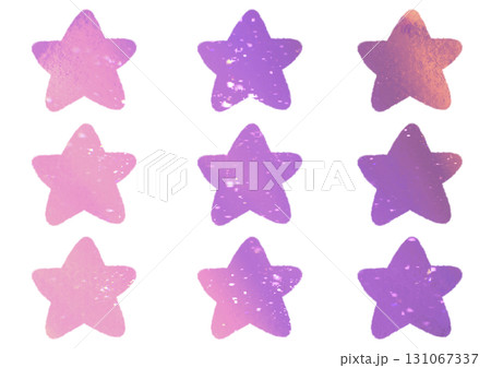 オーロラでかわいい水彩風イラスト cm 131067337