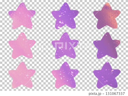 オーロラでかわいい水彩風イラスト cm 131067337