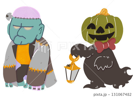 ハロウィンの仮装お化け 131067482