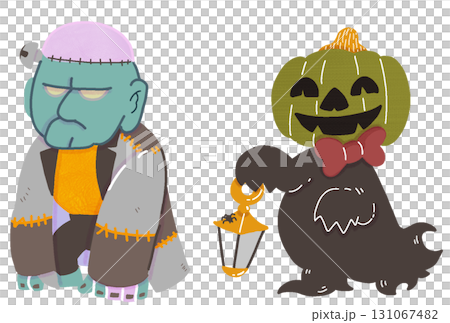 ハロウィンの仮装お化け 131067482