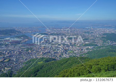 皿倉山からの景色と街並み 131067673