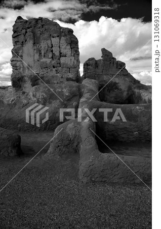 Casa Grande National Monument Black and White Casa Grande National Monument Black and White 131069318