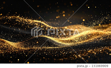 キラキラ輝く光のライン キラキラ輝く光のライン 131069909