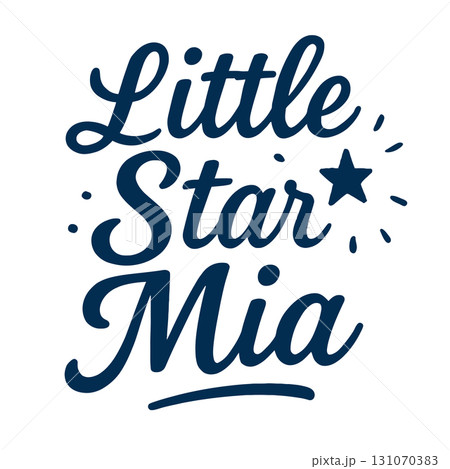 Little Star Mia - Personalized Name Design for Kids Apparel and Gifts 131070383