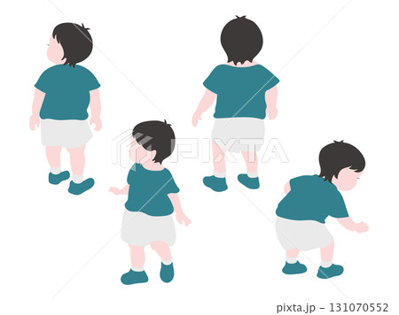 こどもの全身イラスト1 131070552