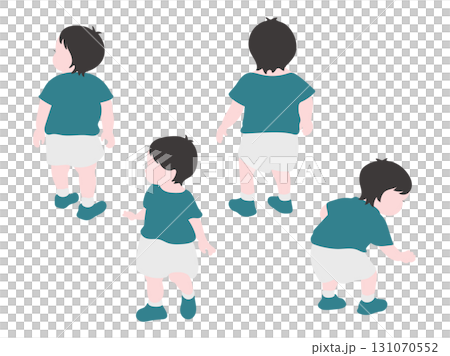 こどもの全身イラスト1 131070552