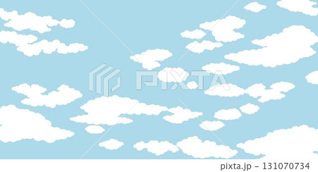 雲の浮かぶ青空イメージ 雲の浮かぶ青空イメージ 131070734