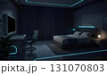 【イラスト背景】近未来の私室(深夜)【4K】 131070803