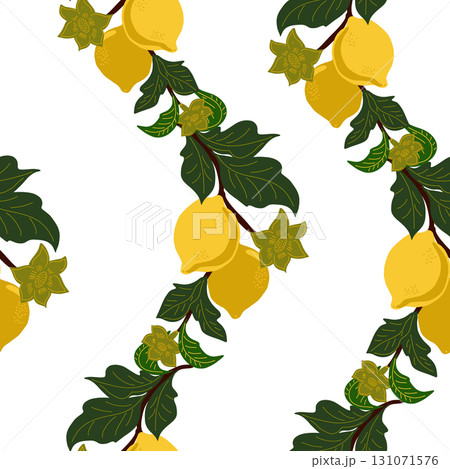 seamless pattern with yellow leaves seamless pattern with yellow leaves 131071576
