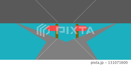 人生の分岐点のイラスト 131071600