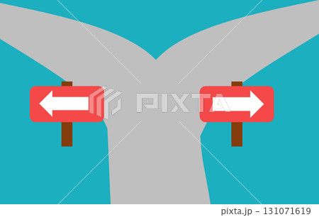 人生の分岐点のイラスト 人生の分岐点のイラスト 131071619
