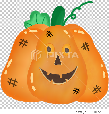 Pumpkin in Halloween theme  131072600