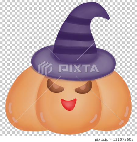 Pumpkin in Halloween theme Pumpkin in Halloween theme 131072605