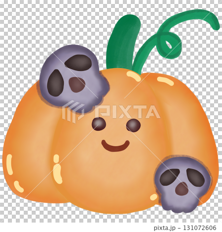 Pumpkin in Halloween theme  131072606