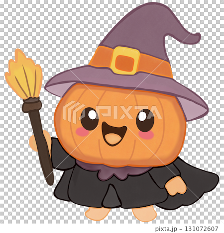 Pumpkin in Halloween theme  131072607