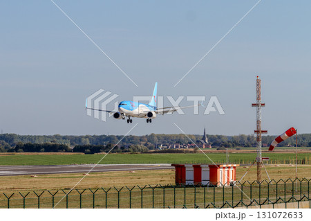 Belgium, Brussels Airport, TUI Boeing 737 landing 131072633