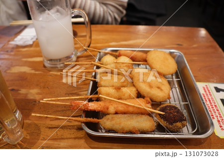 揚げたて串揚げと乾杯のひととき 揚げたて串揚げと乾杯のひととき 131073028