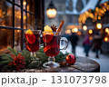 Cozy Holiday Market with Mulled Wine 131073798