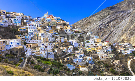 beautiful villages of Greece - imprssive Olimbos in Karpathos island beautiful villages of Greece - imprssive Olimbos in Karpathos island 131073826