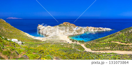 beautiful beaches of Greek islands - Serifos, Agios Sostis 131073864