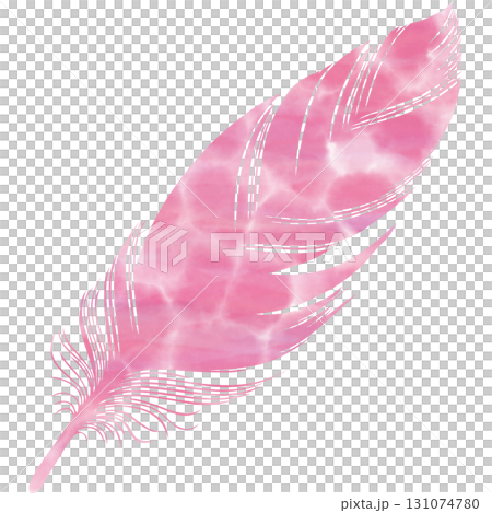 Beautiful watercolor bird feather icon image illustration Beautiful watercolor bird feather icon image illustration 131074780