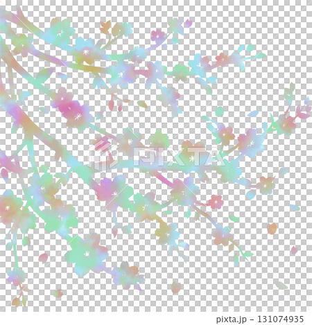 美麗的水彩櫻花樹圖示圖像插圖 美麗的水彩櫻花樹圖示圖像插圖 131074935