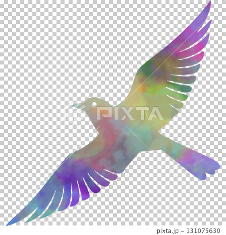 Beautiful watercolor bird icon image illustration Beautiful watercolor bird icon image illustration 131075630