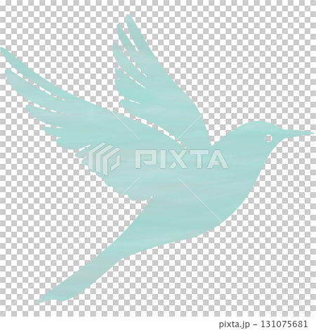 美麗的水彩鳥圖示圖像的插圖 131075681