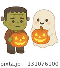 ハロウィンの仮装をした子供 131076100