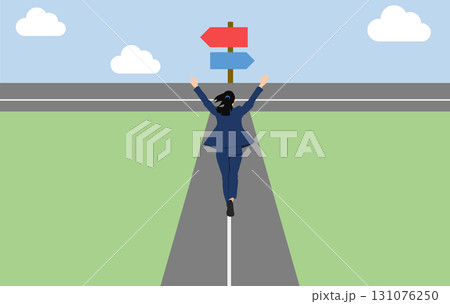 人生の分岐点のイラスト 人生の分岐点のイラスト 131076250