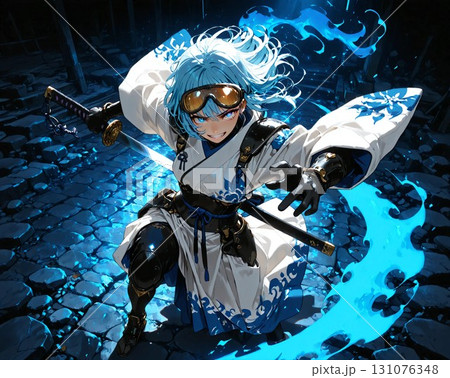 戦う女剣士キャラクター 131076348