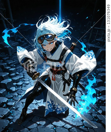 戦う女剣士キャラクター 131076349