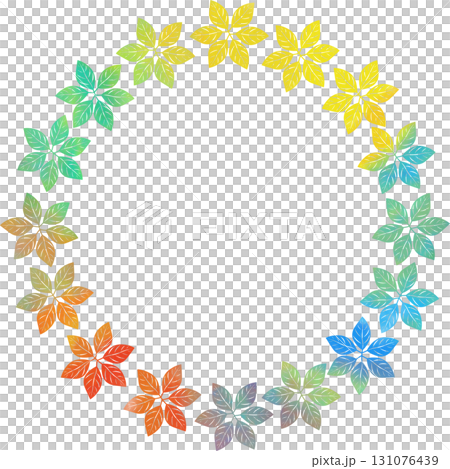 Beautiful watercolor floral wreath icon image illustration Beautiful watercolor floral wreath icon image illustration 131076439