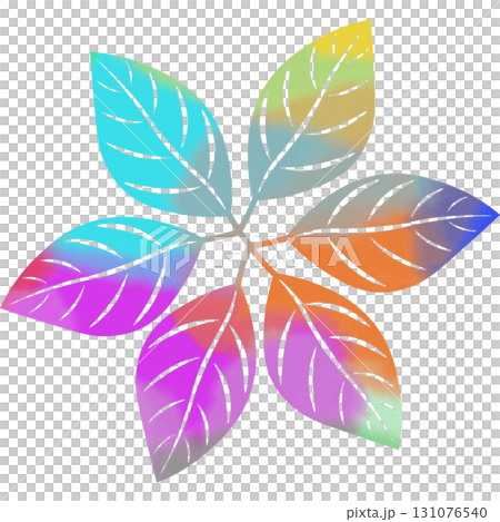 Beautiful watercolor leaf icon image illustration Beautiful watercolor leaf icon image illustration 131076540