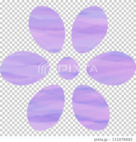 Beautiful watercolor flower icon image illustration 131076685