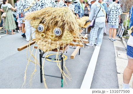 奥澤神社の大蛇お練り行事の蛇　東京 131077500