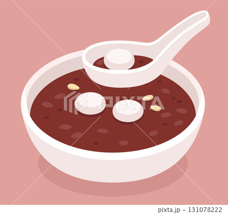 Korean red bean porridge Patjuk Korean red bean porridge Patjuk 131078222