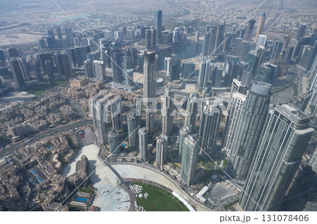 ブルジュ・ハリファから望むドバイ市街/ドバイ,アラブ首長国連邦(UAE) ブルジュ・ハリファから望むドバイ市街/ドバイ,アラブ首長国連邦(UAE) 131078406