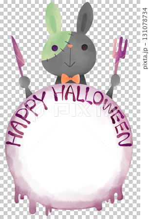 Halloween: Rabbit frame material Halloween: Rabbit frame material 131078734