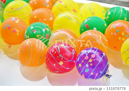 お祭りのヨーヨー釣り お祭りのヨーヨー釣り 131078778