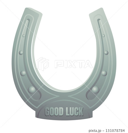 Horseshoe symbol. Good luck. Steel horse shoe. Blacksmith success. Silver metal mustang talisman. Fortune amulet. Cowboy ranch. Equestrian lucky chance. Horsey emblem. Rodeo vector icon Horseshoe symbol. Good luck. Steel horse shoe. Blacksmith success. Silver metal mustang talisman. Fortune amulet. Cowboy ranch. Equestrian lucky chance. Horsey emblem. Rodeo vector icon 131078784