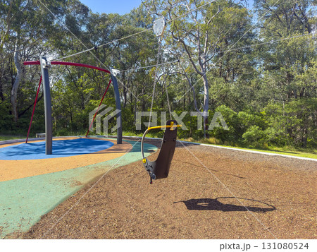 Playground equipment in Buttenshaw Park in the Blue Mountains 131080524